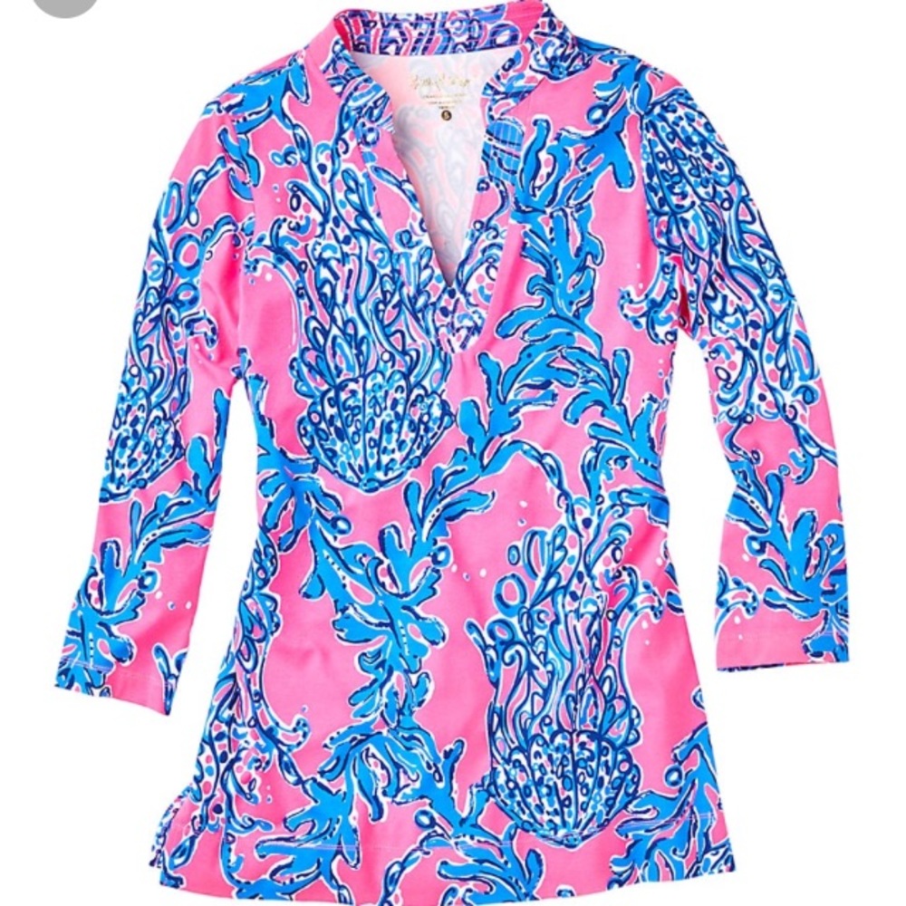 New Lilly Pulitzer 3/4 Sleeve Tunic
